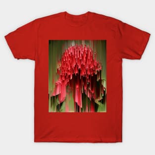 Glitched Waratah T-Shirt